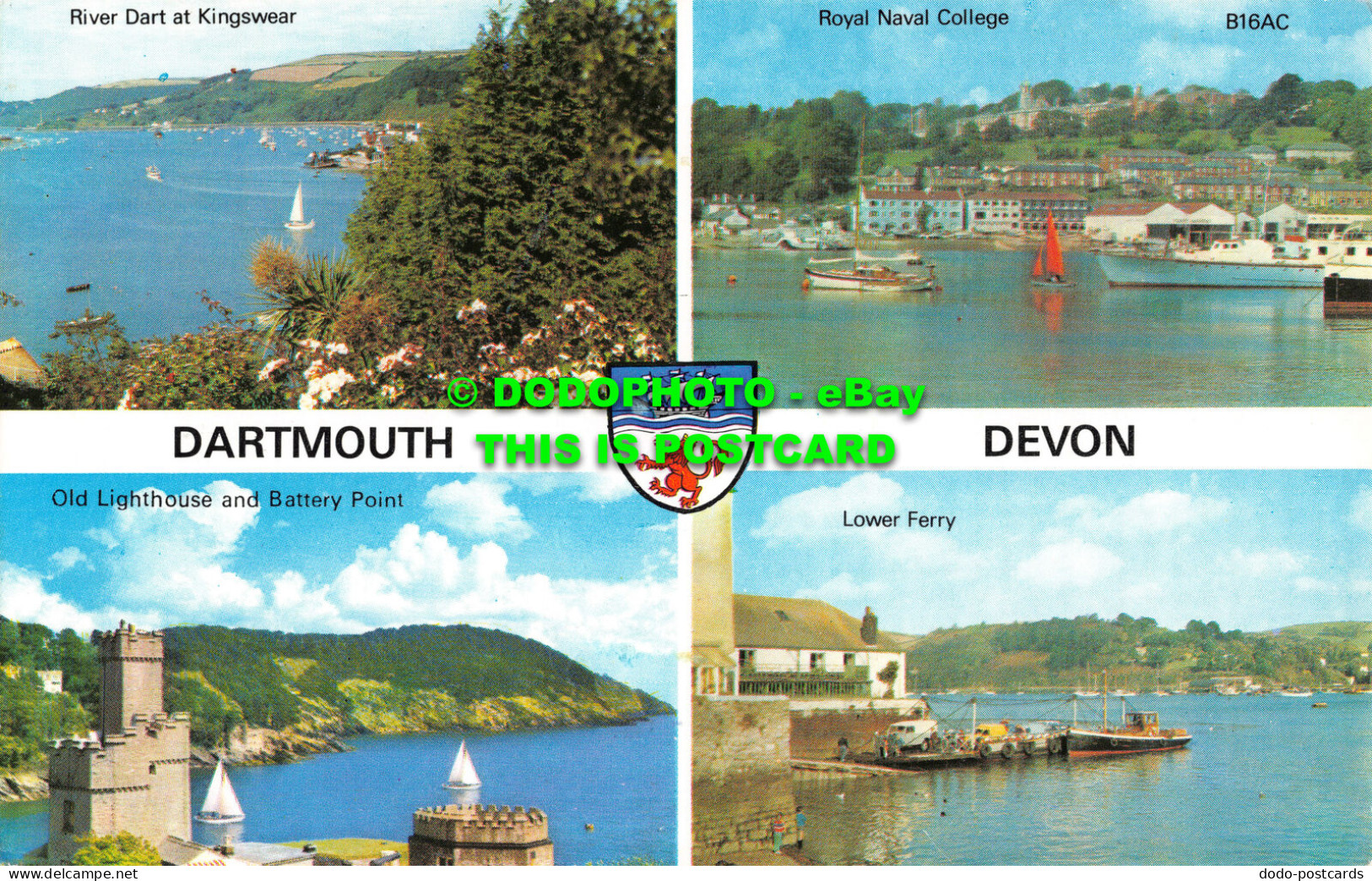 R526449 Dartmouth. Devon. Harvey Barton. 1982. Multi View - World