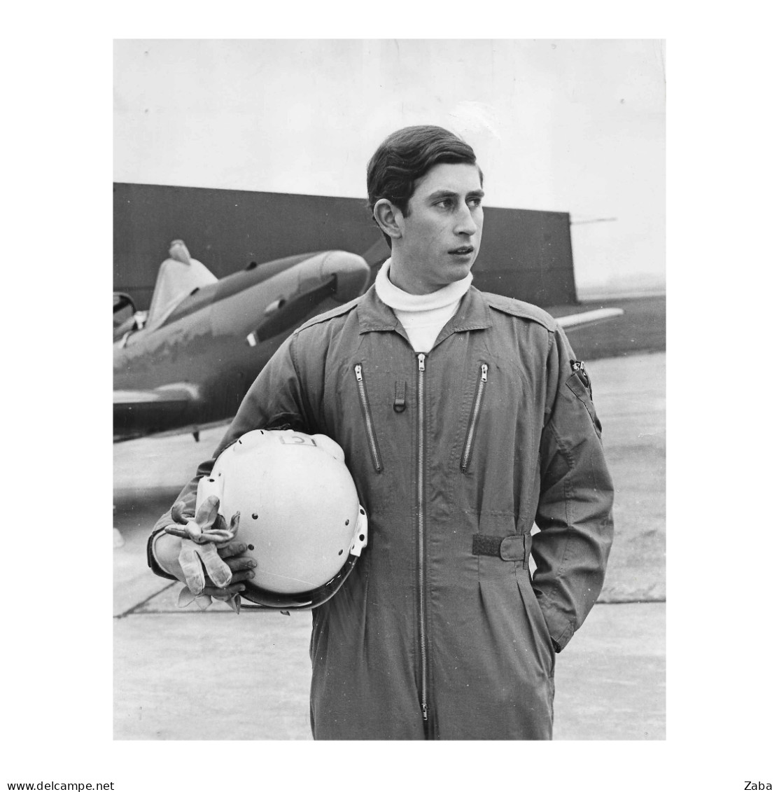 1975 Prince CHARLES Military Aviation Photograph - Aviation