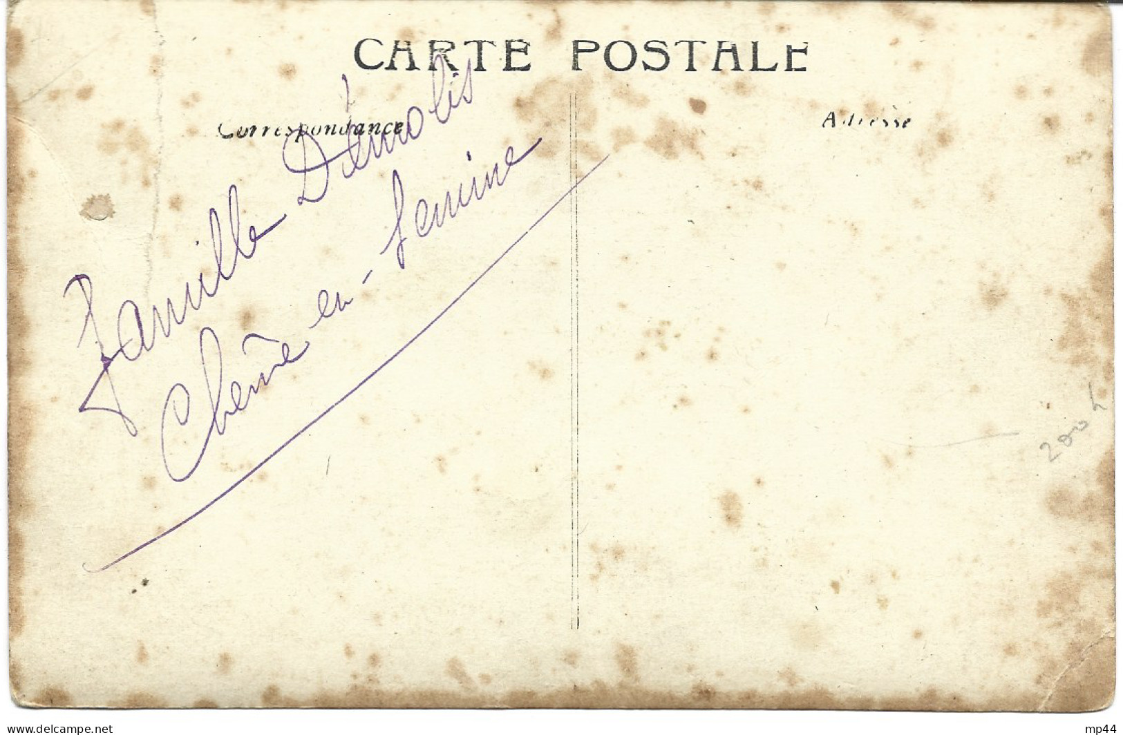 1G  ---  74  CHENE-EN-SEMINE  Famille Démolis  Carte-photo - Autres & Non Classés