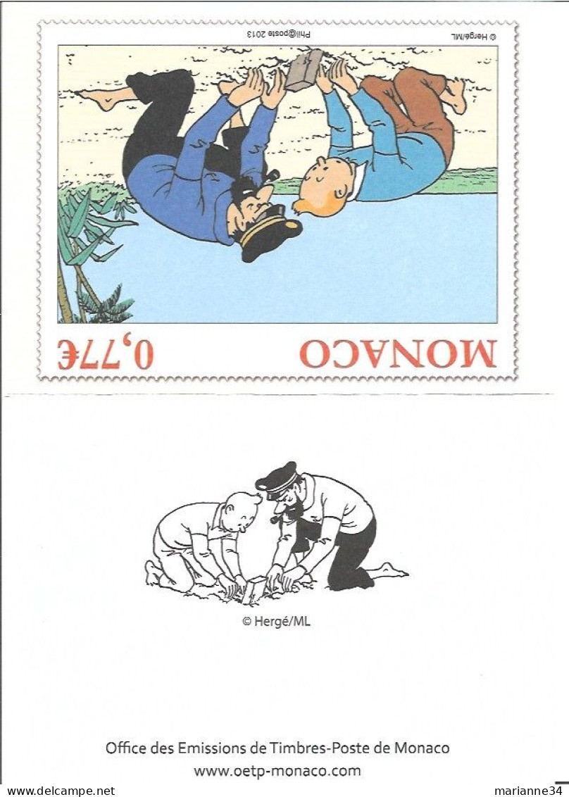 Monaco -  FDC- 2012- Pochette Souvenir Hergé/ML- Phil@poste  N°2863/5000 - FDC