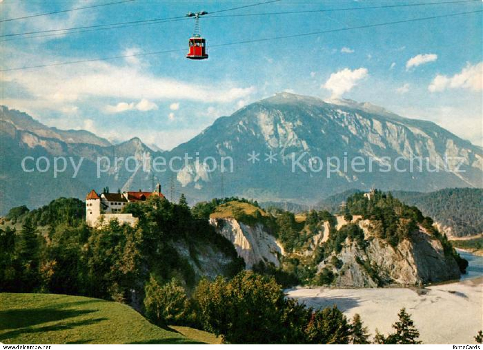 13124512 Rhaezuens Schloss Rhaezuens Schwebebahn Rhaezuens - Andere & Zonder Classificatie