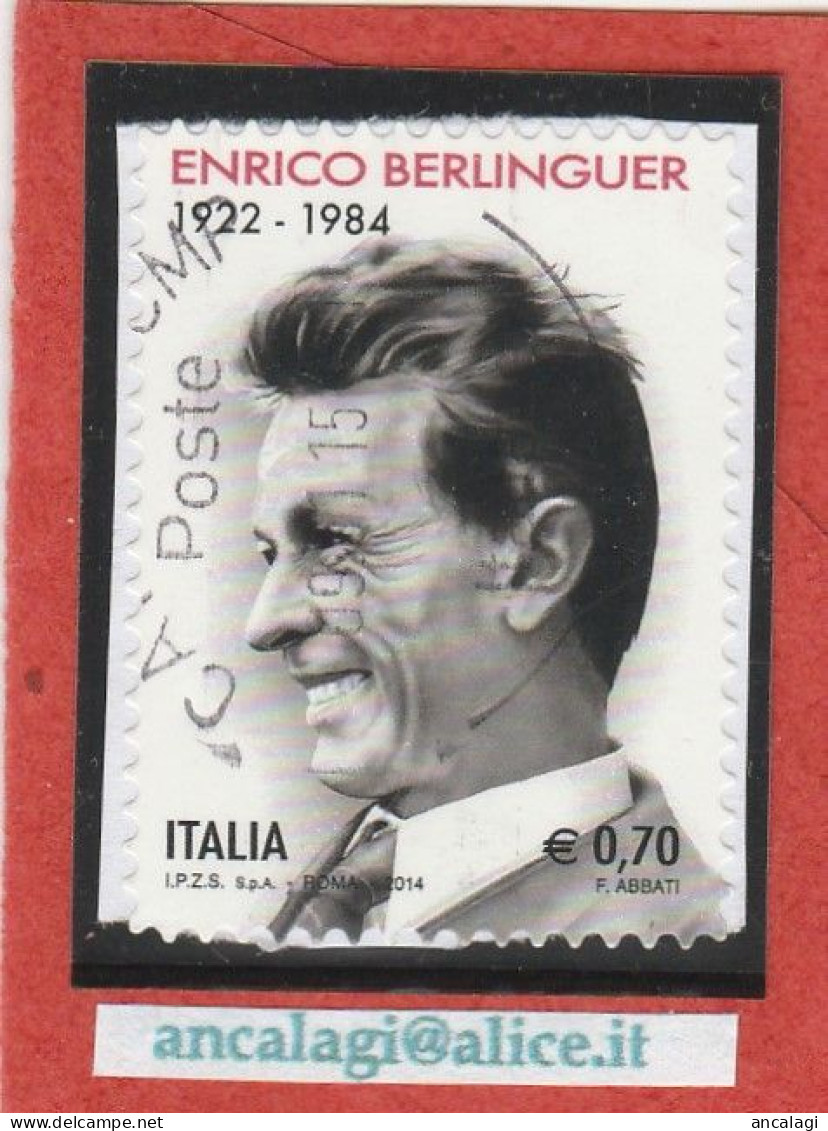 USATI ITALIA 2014 - Ref.1271 "ENRICO BARLINGUER" 1 Val. - - 2011-20: Gebraucht