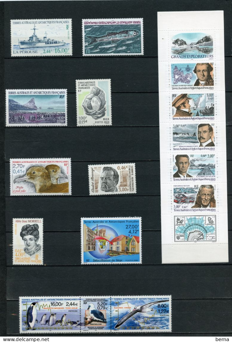 TAAF 2000 ANNEE 264/286 LUXE NEUF SANS CHARNIERE - Unused Stamps