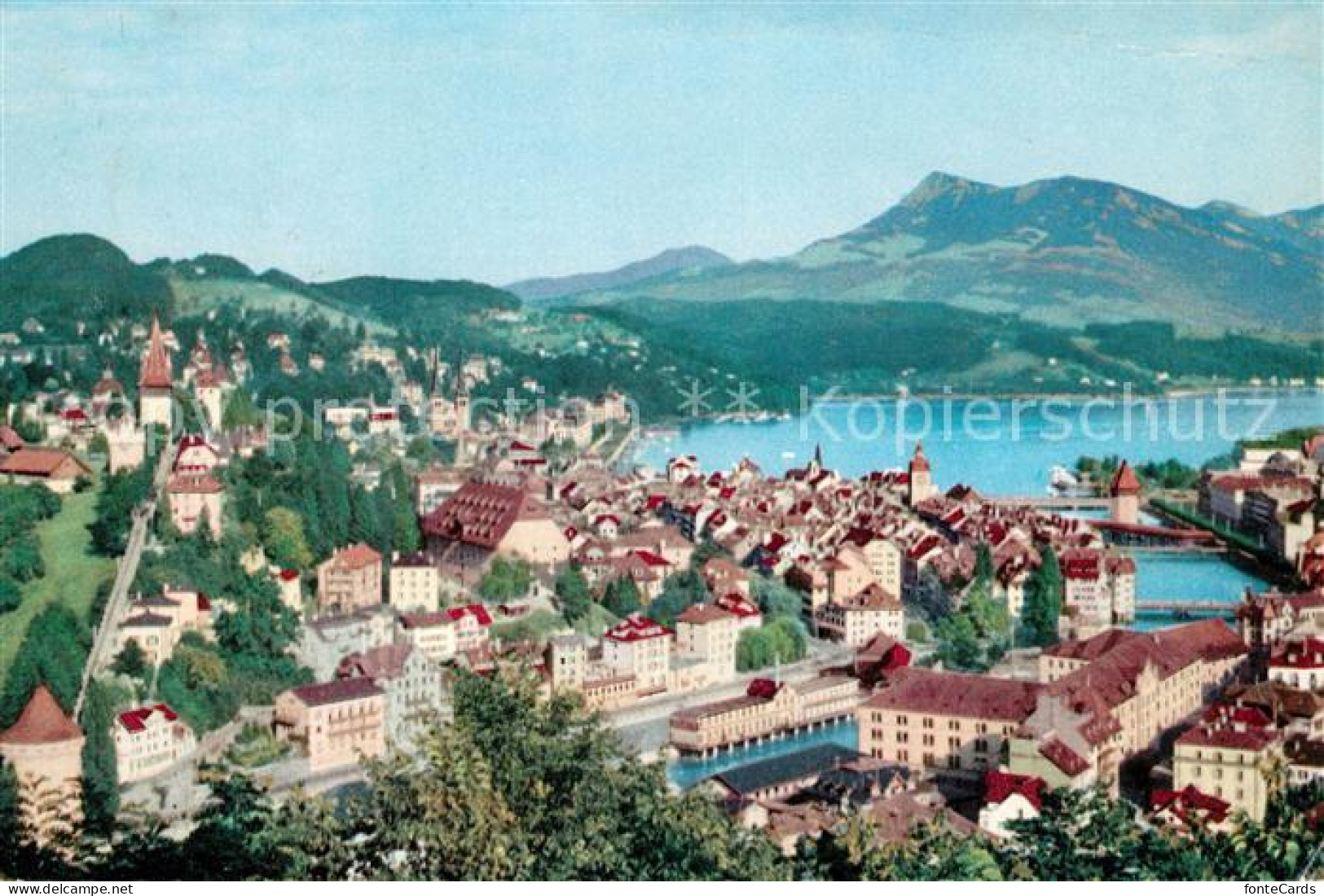 13123521 Luzern LU Stadtpanorama Vierwaldstaettersee Rigi Luzern LU - Altri & Non Classificati