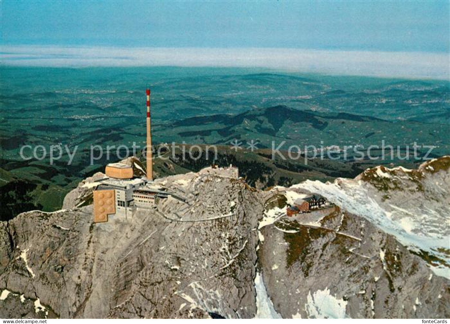 13123282 Saentis AR Bergstation Flugaufnahme Saentis AR - Autres & Non Classés