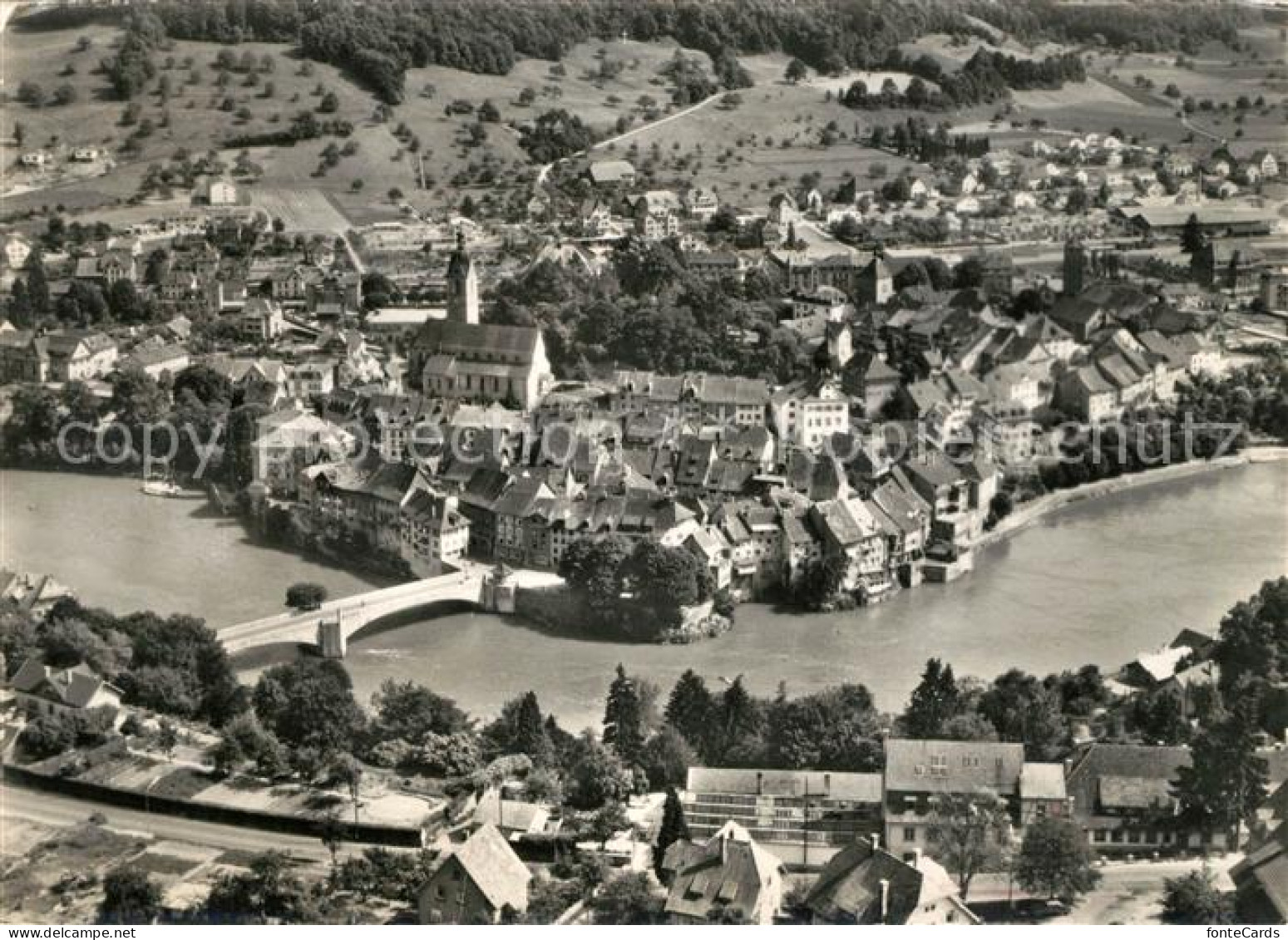 13119678 Laufenburg AG Fliegeraufnahme Laufenburg - Altri & Non Classificati