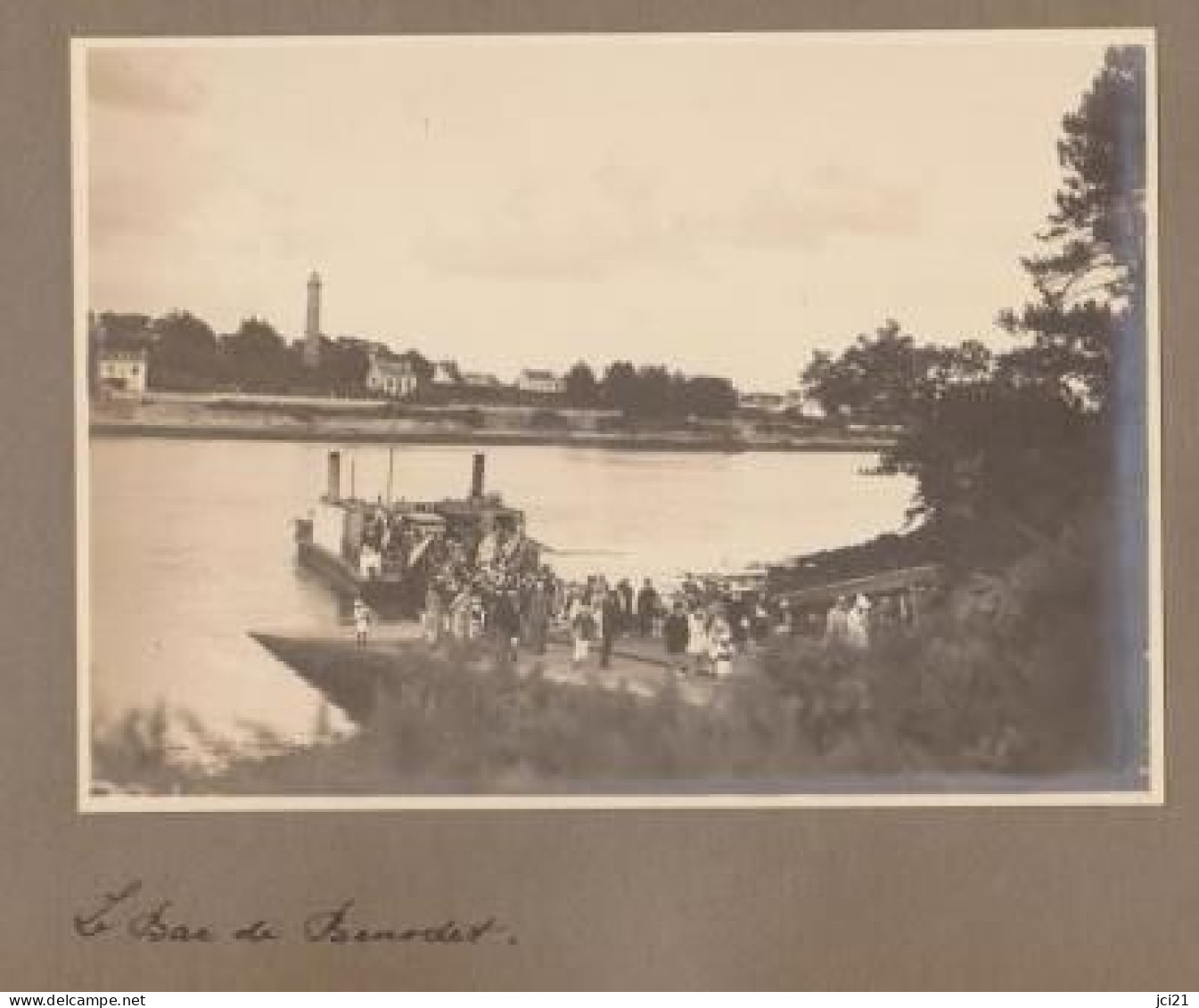 2 PHOTOS ORIGINALES " Le Bac De BÉNODET Et Entrée Du Port De DOUARNENEZ " 1928/29 " " PHOT091A ET B - Places