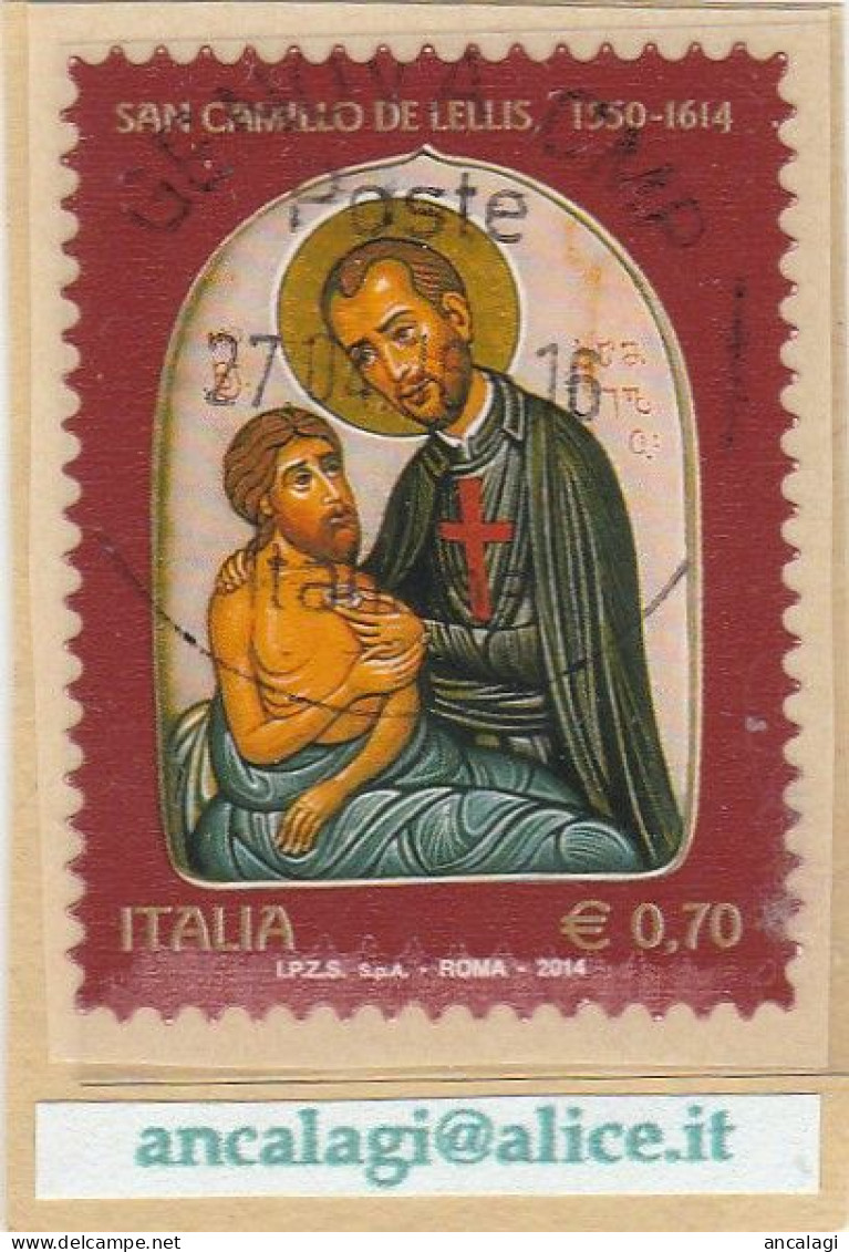 USATI ITALIA 2014 - Ref.1272 "SAN CAMILLO DE LELLIS" 1 Val. - - 2011-20: Used