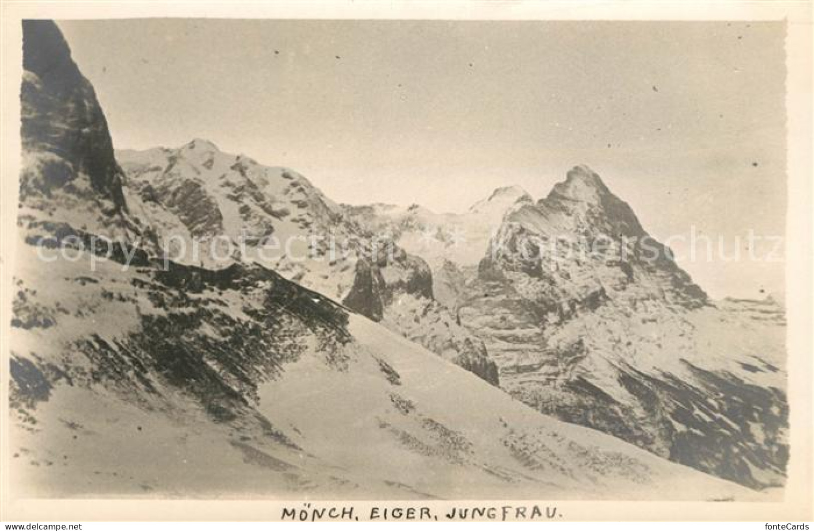 13116350 Finsteraarhorn Moench Eiger Jungfrau Finsteraarhorn - Autres & Non Classés
