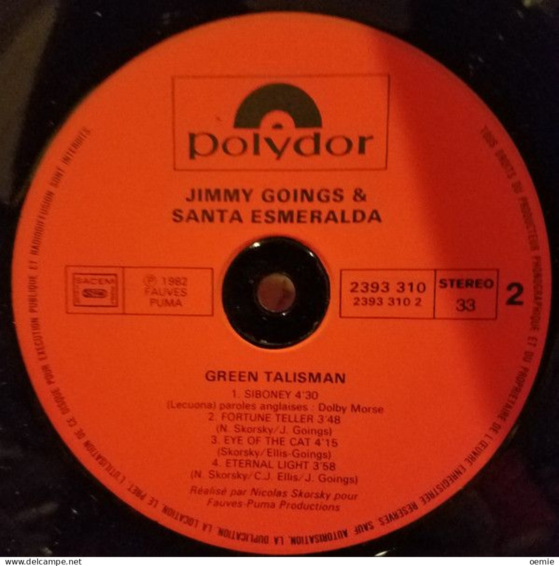 JIMMY GOINGS & SANTA ESMERALDA   °° GREEN TALISMAN - Jazz