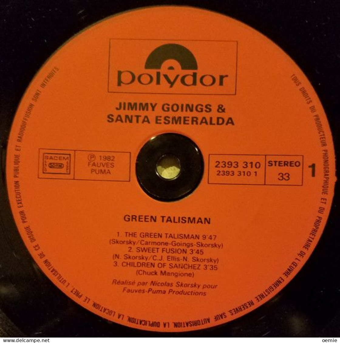 JIMMY GOINGS & SANTA ESMERALDA   °° GREEN TALISMAN - Jazz