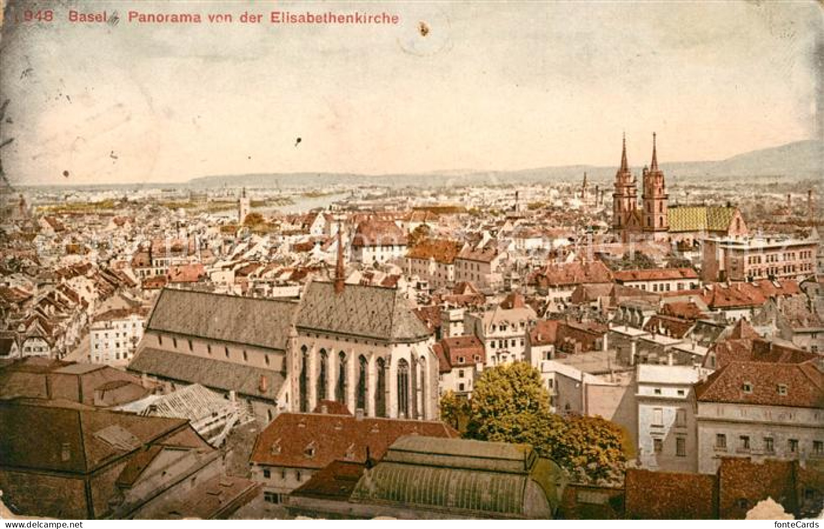 13116342 Basel BS Blick Von Der Elisabethenkirche Basel BS - Sonstige & Ohne Zuordnung