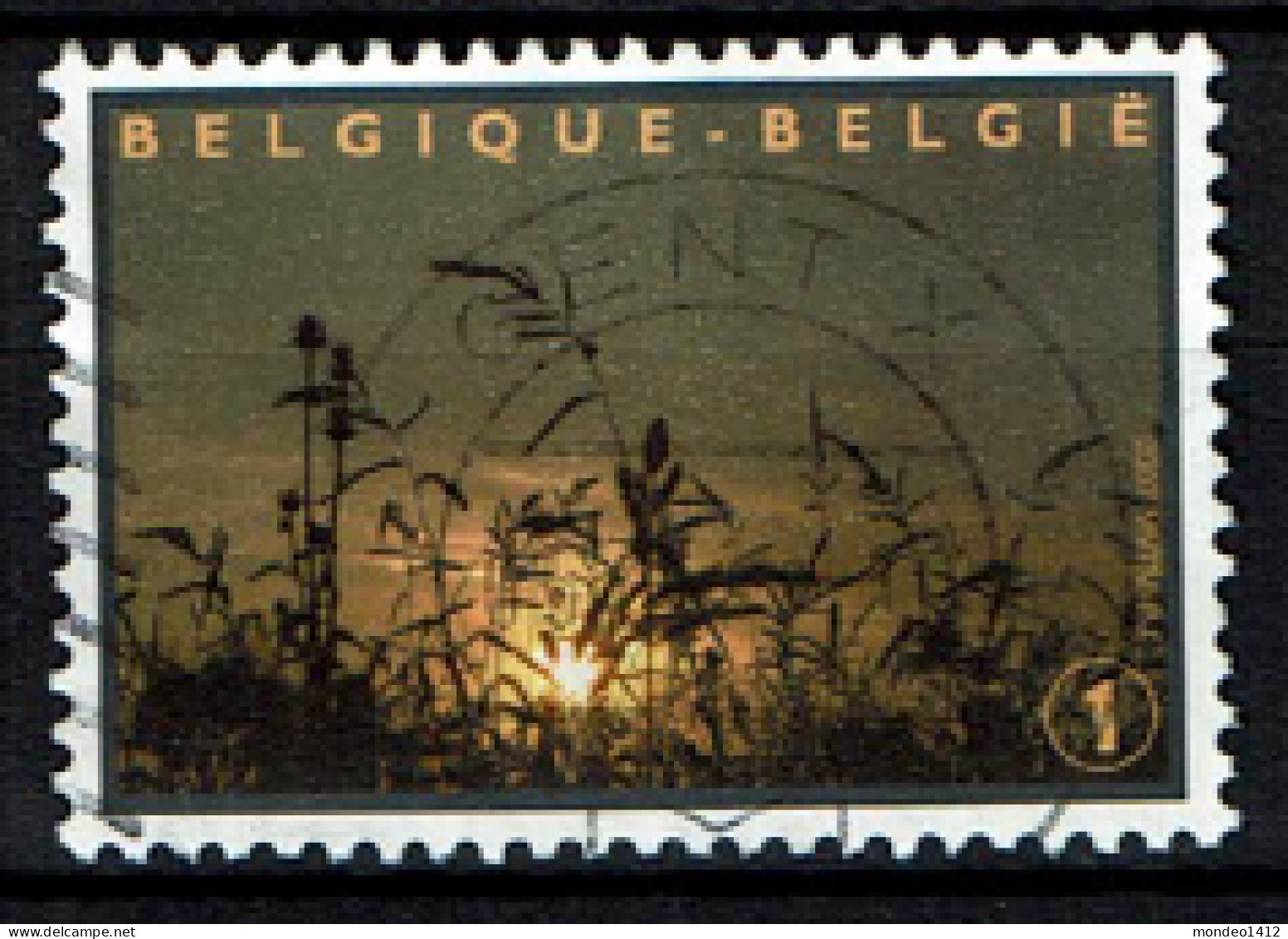 België OBP 3720 - Timbre De Deuil, Rouwzegel - Oblitérés