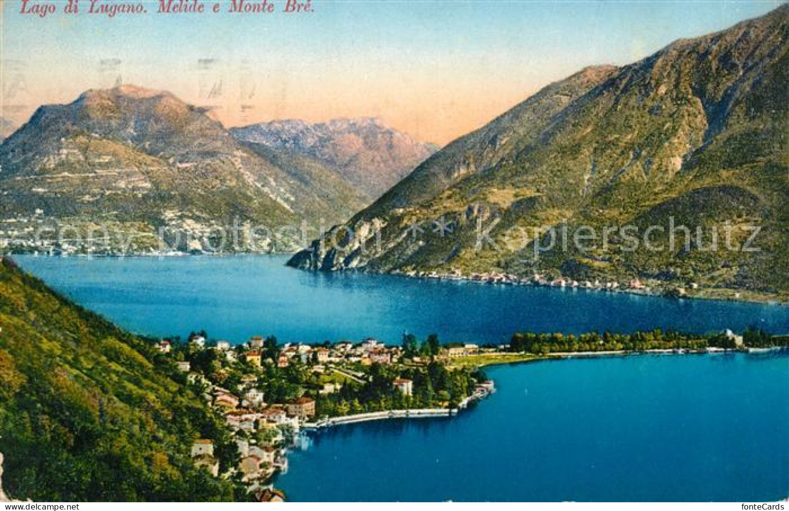 13116323 Melide Lago Di Lugano E Monte Bre Melide - Altri & Non Classificati