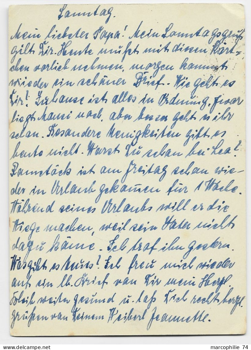 GERMANY REICH ENTIER 6C POSTKARTE FRIEDRICH GROSSE 28.1.1940 TO N°09581 - Tarjetas