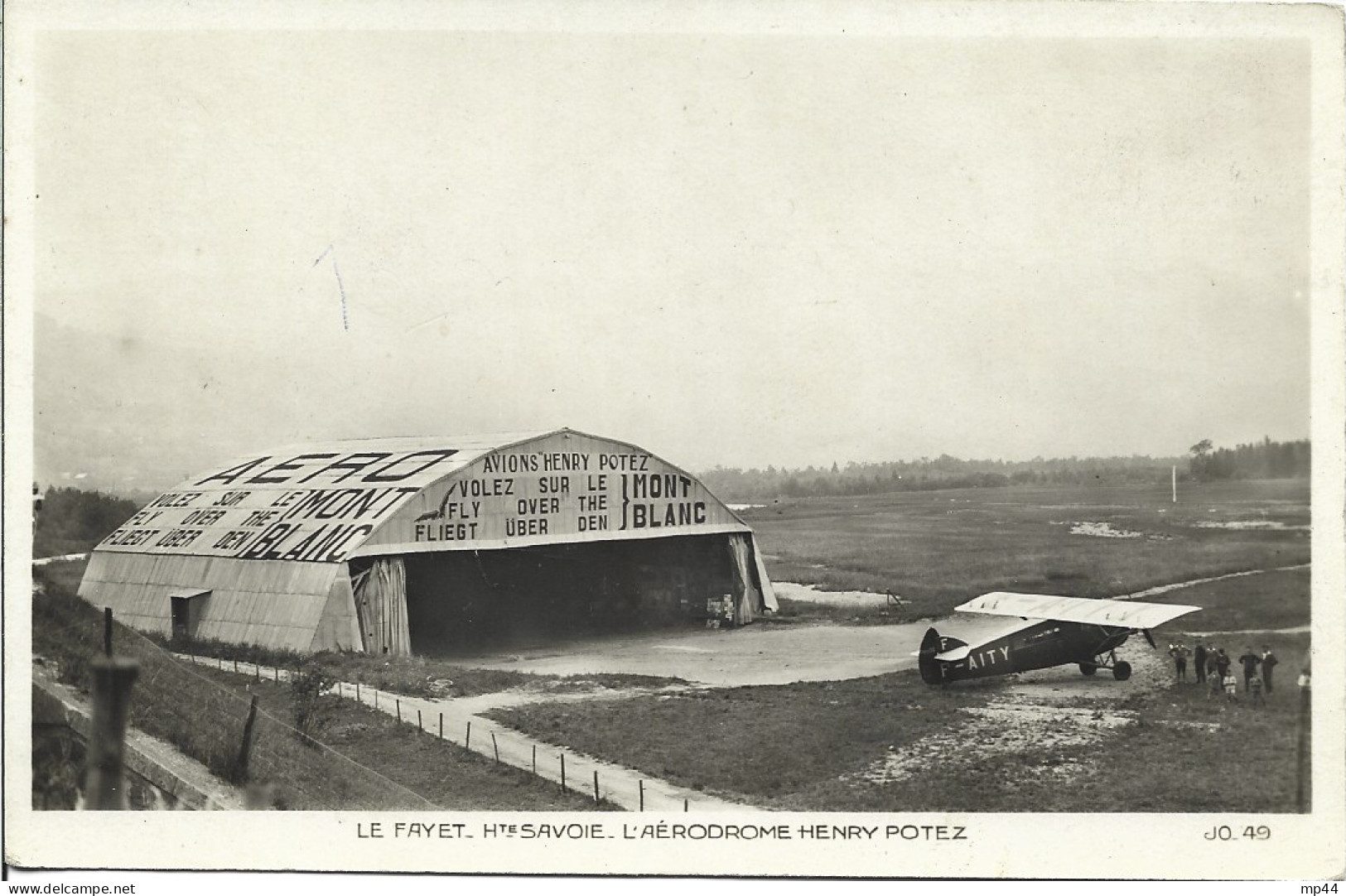 1F   ---  74  LE FAYET  L'aérodrome Henry Potez - Autres & Non Classés