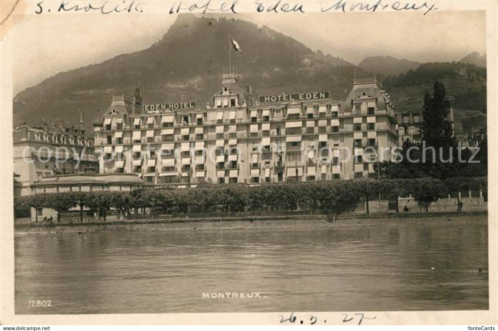 13116320 Montreux VD Hotel Eden Montreux - Autres & Non Classés