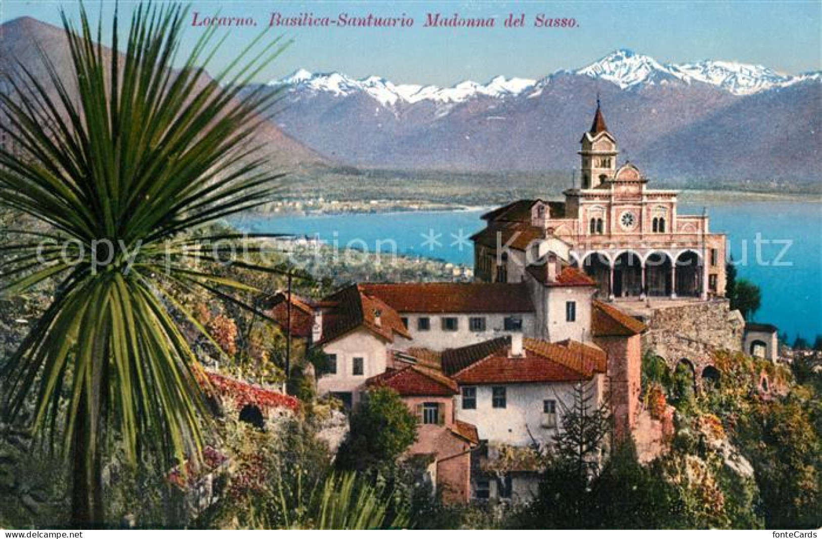 13116313 Locarno Lago Maggiore Basilica Santuario Madonna Del Sasso Locarno - Andere & Zonder Classificatie