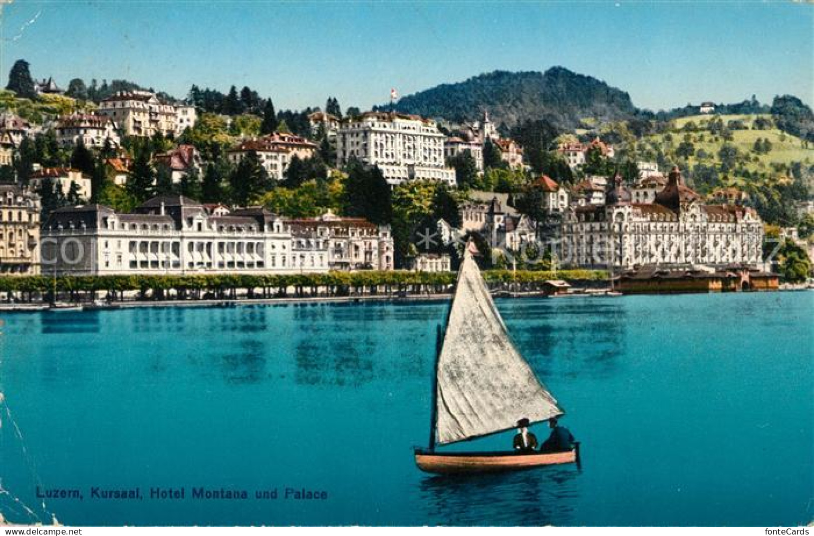 13116308 Luzern LU Kursaal Hotel Montana Und Palace Luzern - Sonstige & Ohne Zuordnung