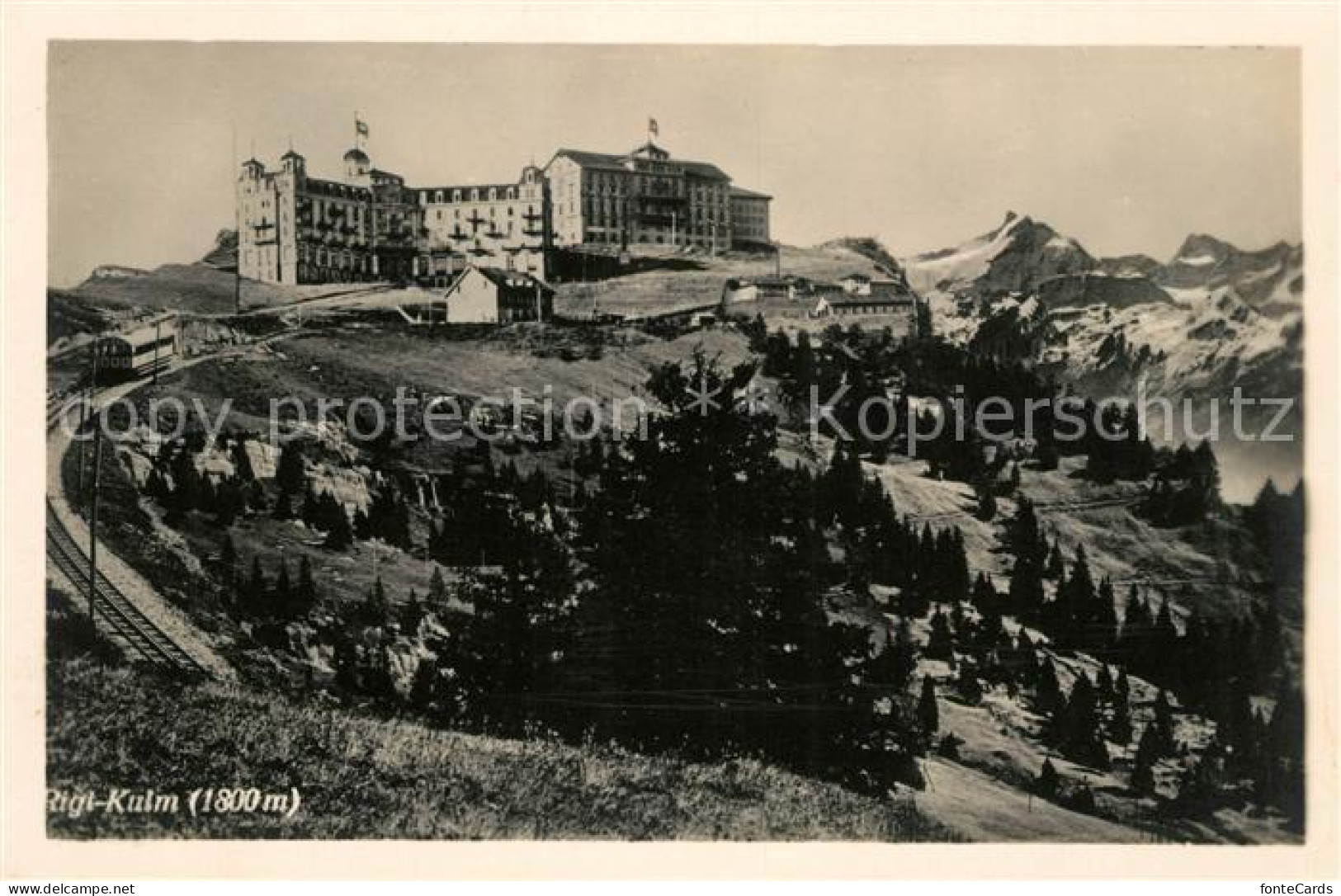 13116302 Rigi Kulm Hotel Mit Rigibahn Rigi Kulm - Autres & Non Classés