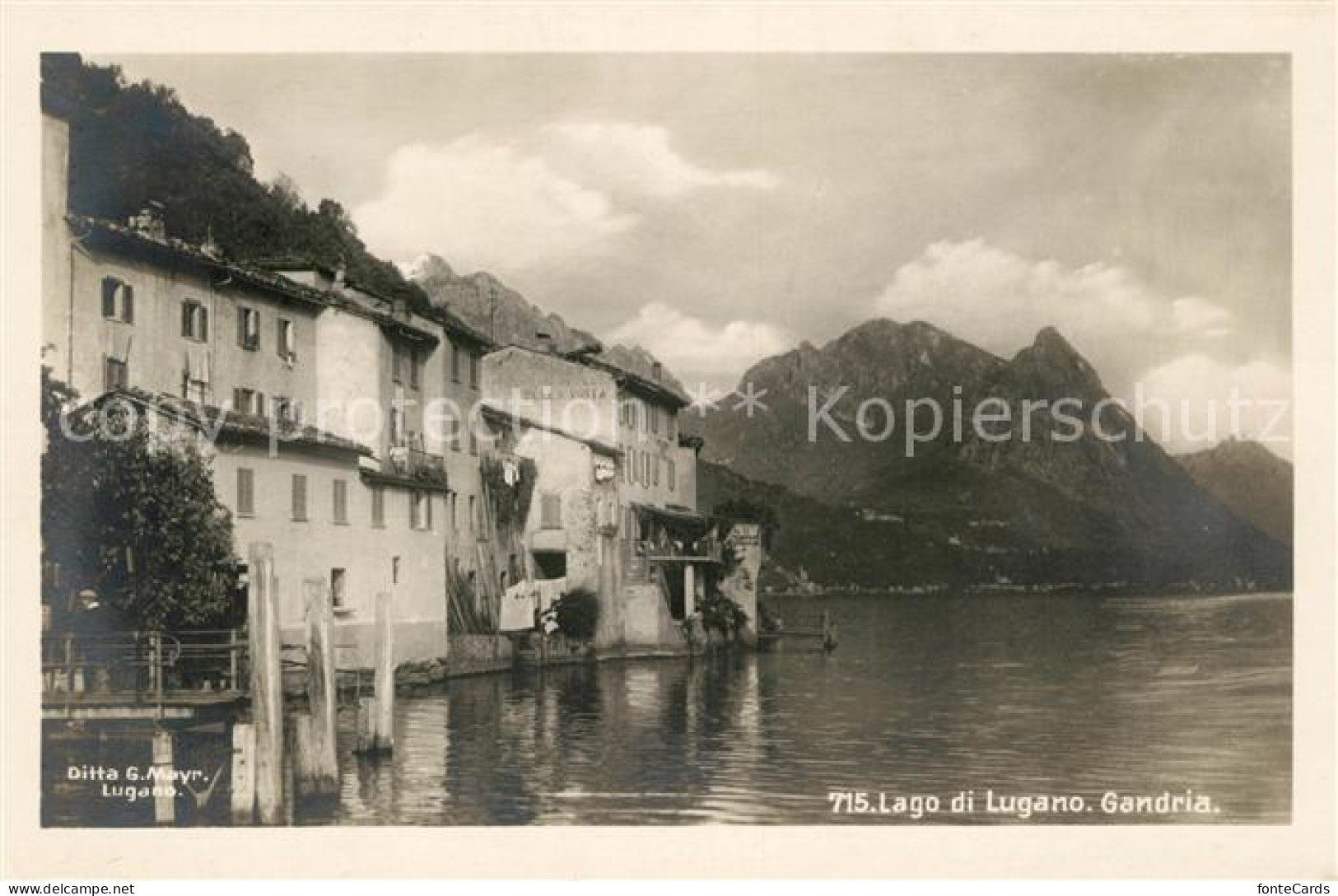 13116293 Gandria Lago Di Lugano Teilansicht Gandria - Andere & Zonder Classificatie