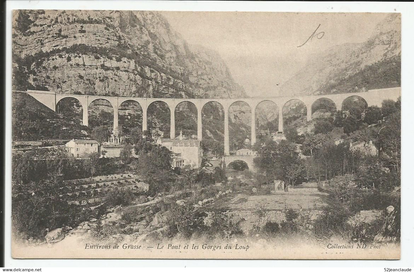 Environs De Grasse Le Pont Et Les Gorges Du Loup   1910    N° - Other & Unclassified