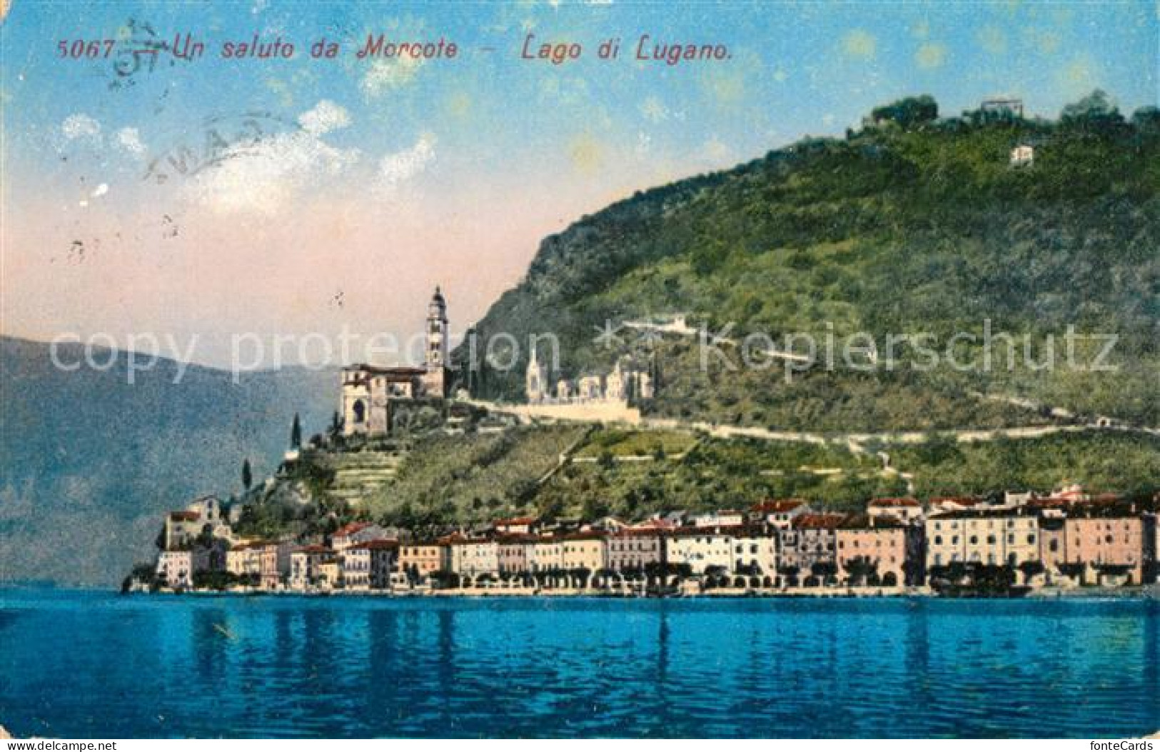 13115391 Morcote Lago Di Lugano Ortsansicht Morcote - Andere & Zonder Classificatie