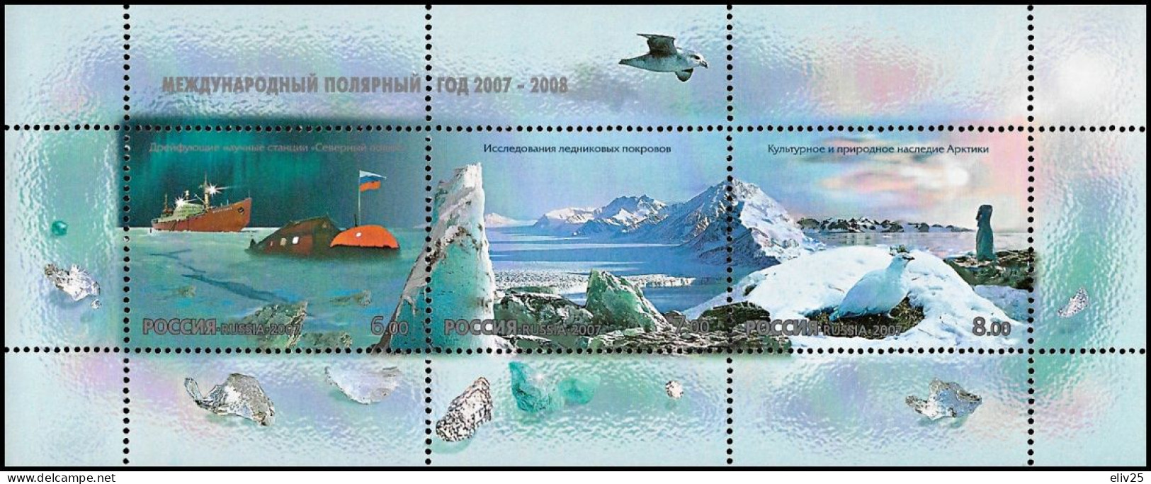 Russia 2007, International Polar Year - M/s MNH - Anno Polare Internazionale