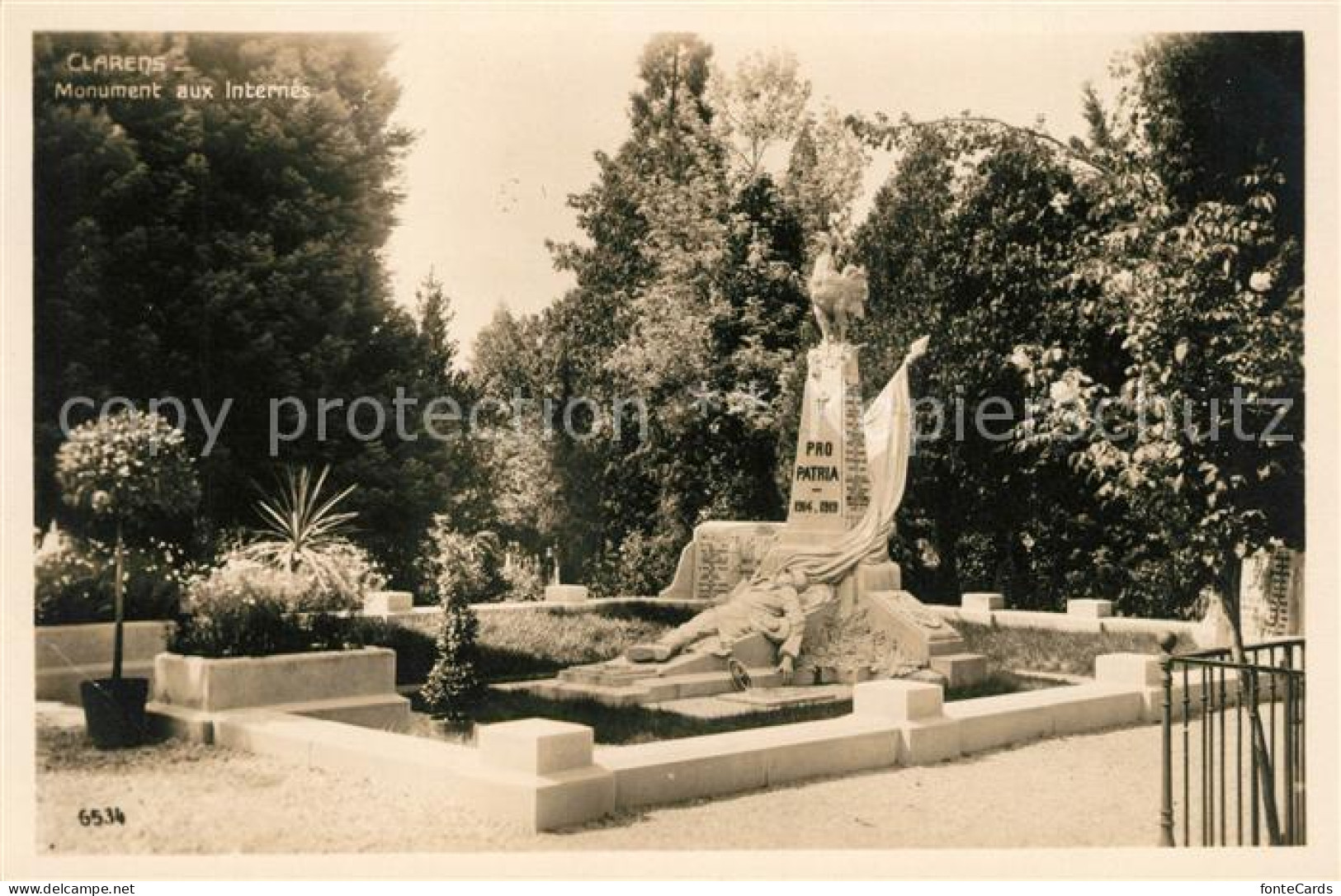 13114782 Clarens VD Monument Aux Internés Clarens - Otros & Sin Clasificación