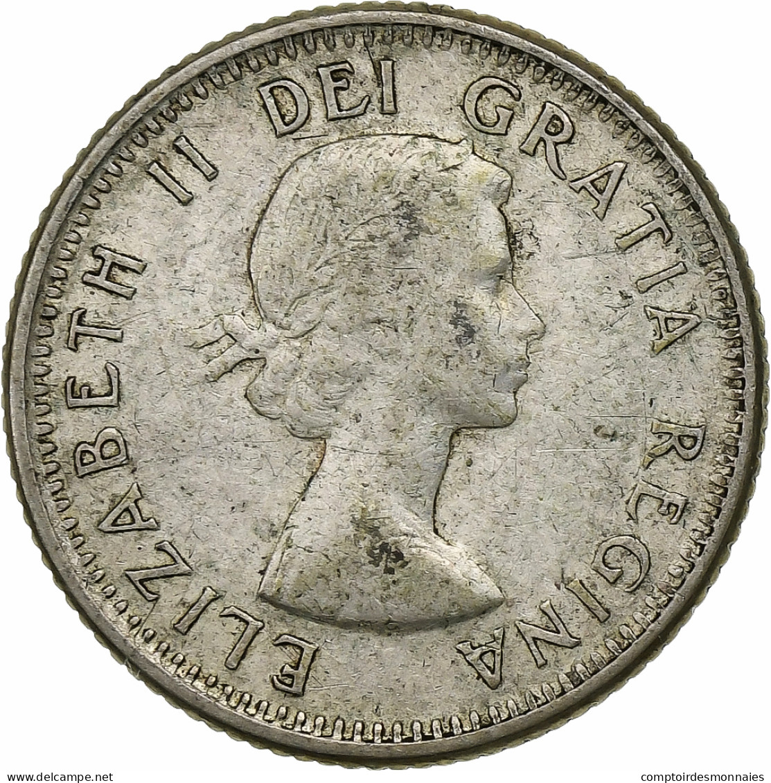 Monnaie, Canada, Elizabeth II, 10 Cents, 1960, Royal Canadian Mint, Ottawa, TB - Canada