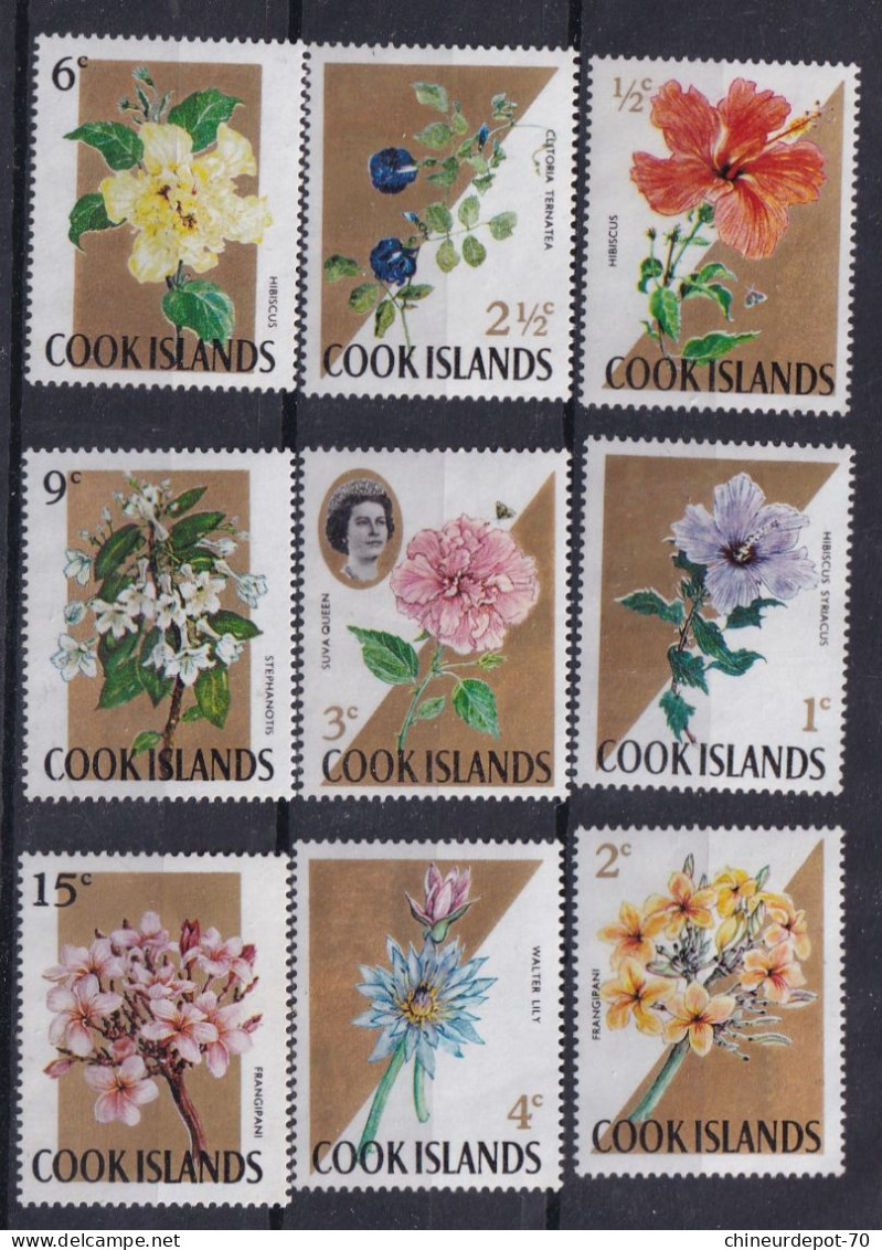 Cook Islands Fleurs Flowers Neufs Sans Charnières ** - Cookinseln