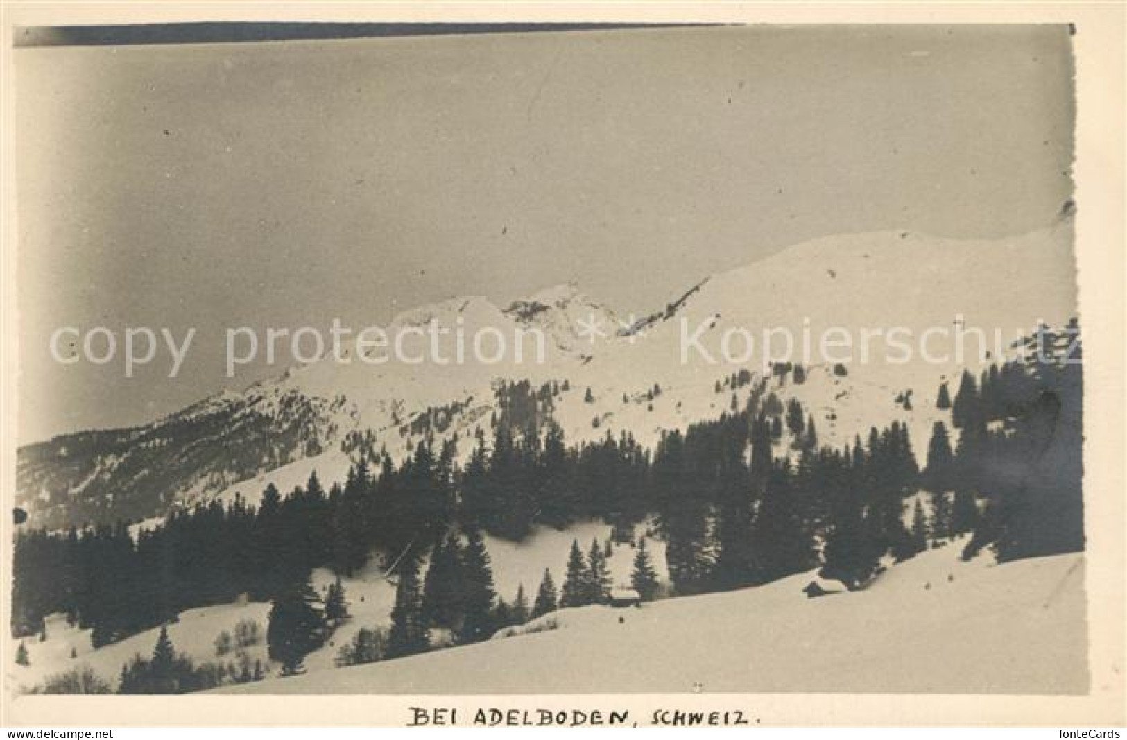 13114773 Adelboden Winterpanorama Alpen Adelboden BE - Sonstige & Ohne Zuordnung