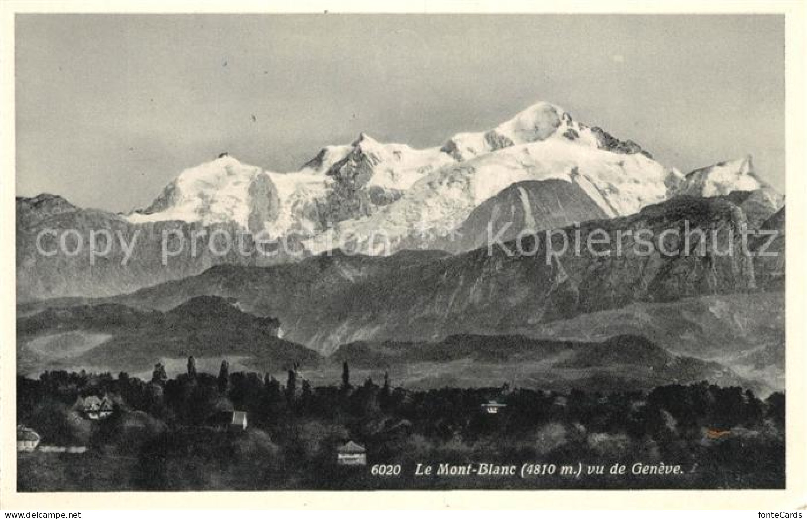 13114761 Geneve GE Vue Sur Le Mont Blanc Geneve - Sonstige & Ohne Zuordnung