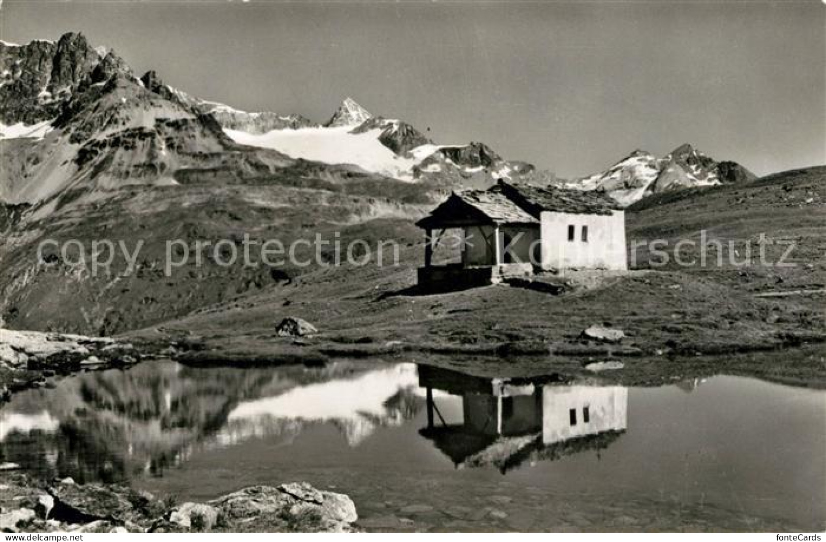 13114752 Zermatt VS Schwarzsee Bergsee Berghuette Walliser Alpen  - Altri & Non Classificati