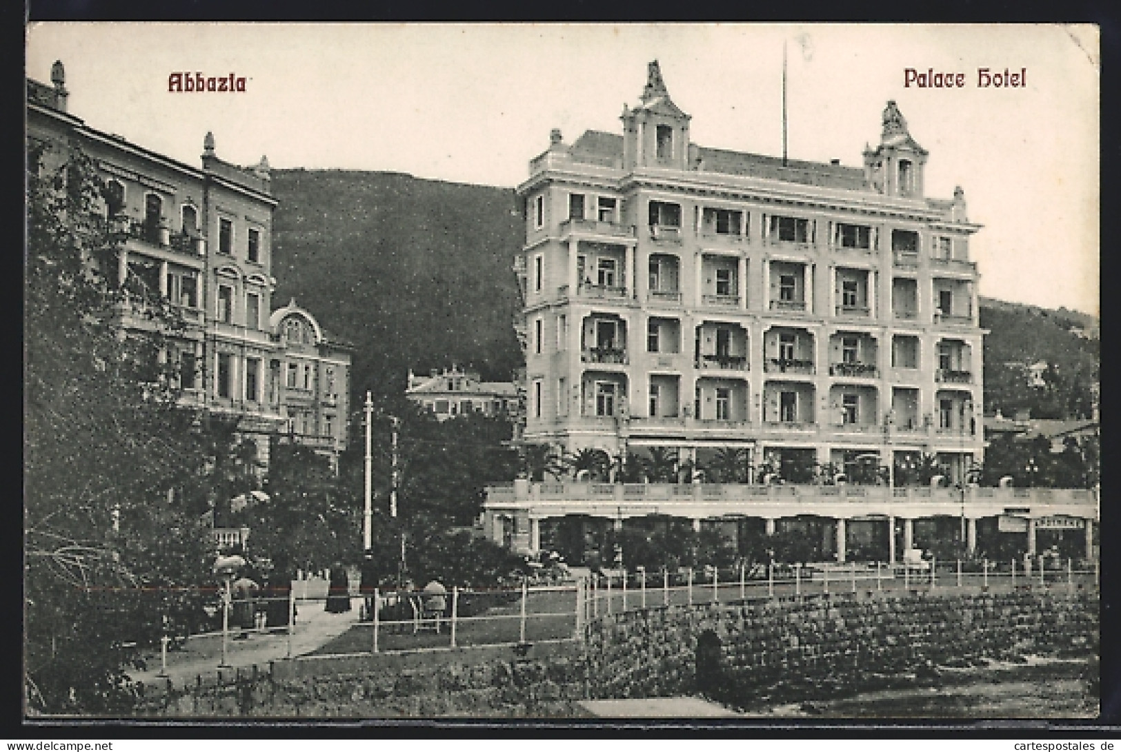 AK Abbazia, Ansicht Vom Palace Hotel  - Croazia