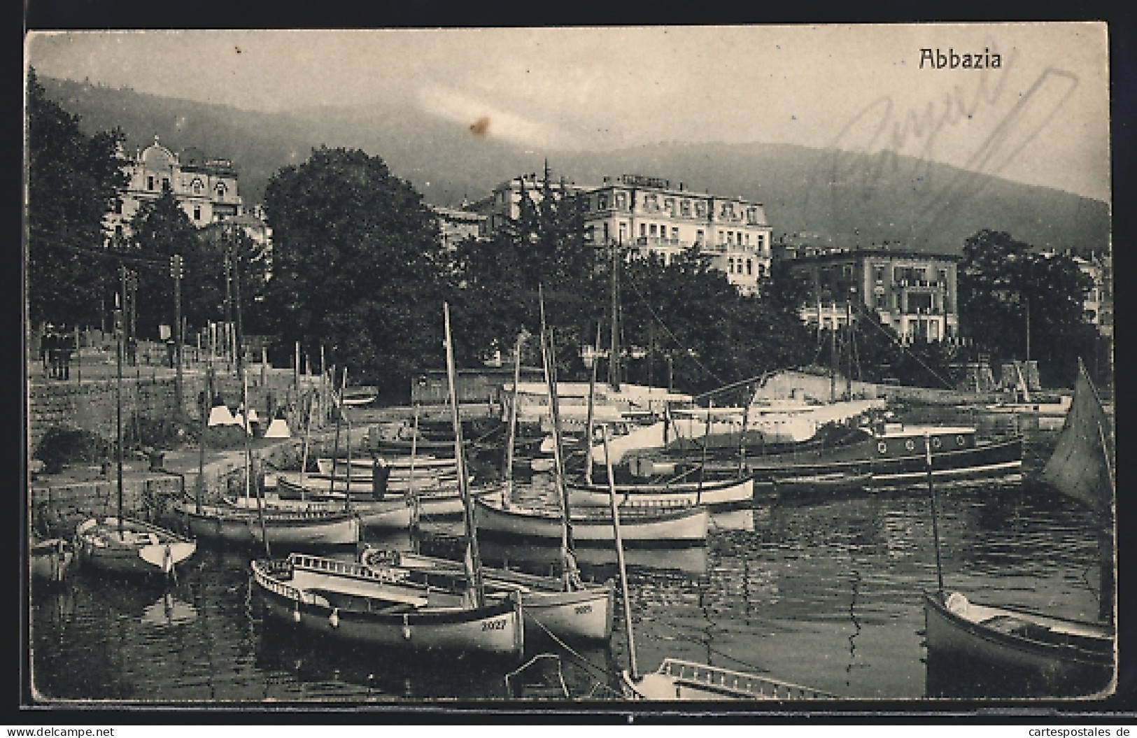 AK Abbazia, Boote Im Hafen  - Croazia