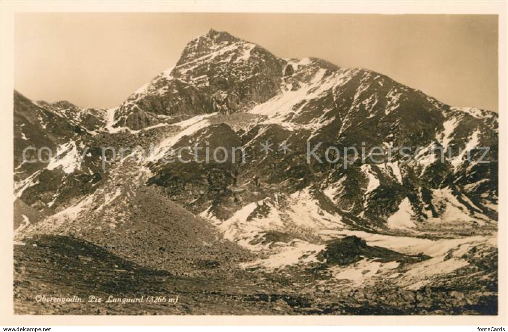 13114731 Piz Languard Gebirgspanorama Alpen Oberengadin Piz Languard - Otros & Sin Clasificación