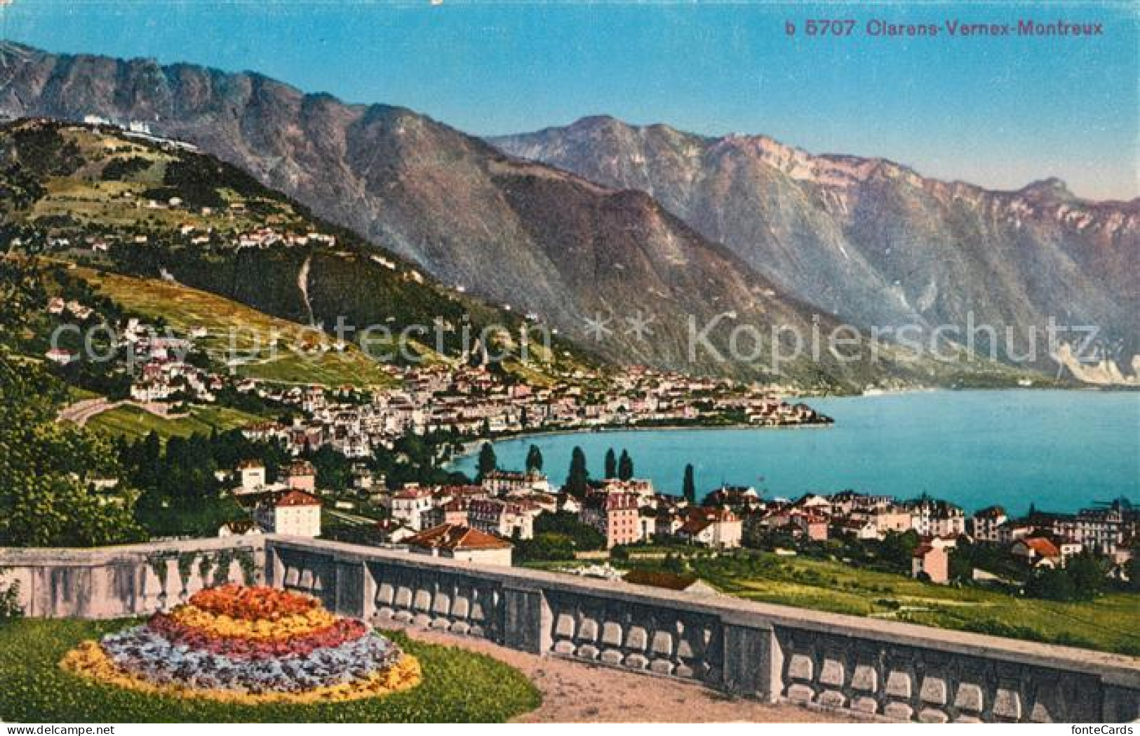 13114730 Clarens VD Vernex Und Montreux Genfersee Alpen Clarens - Sonstige & Ohne Zuordnung