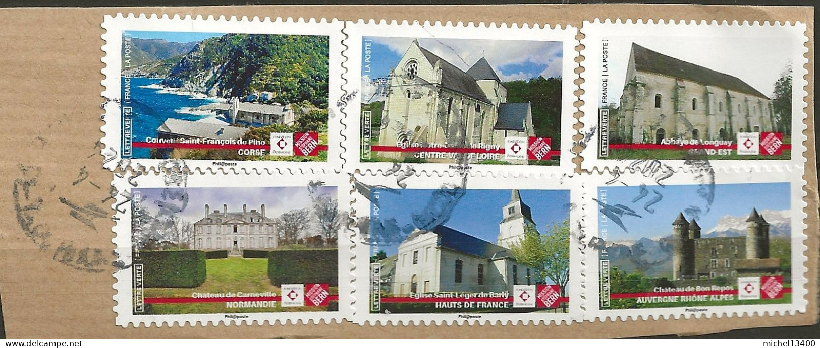 Année 2019 Patrimoine Cachet Rond Réf 1 - Used Stamps