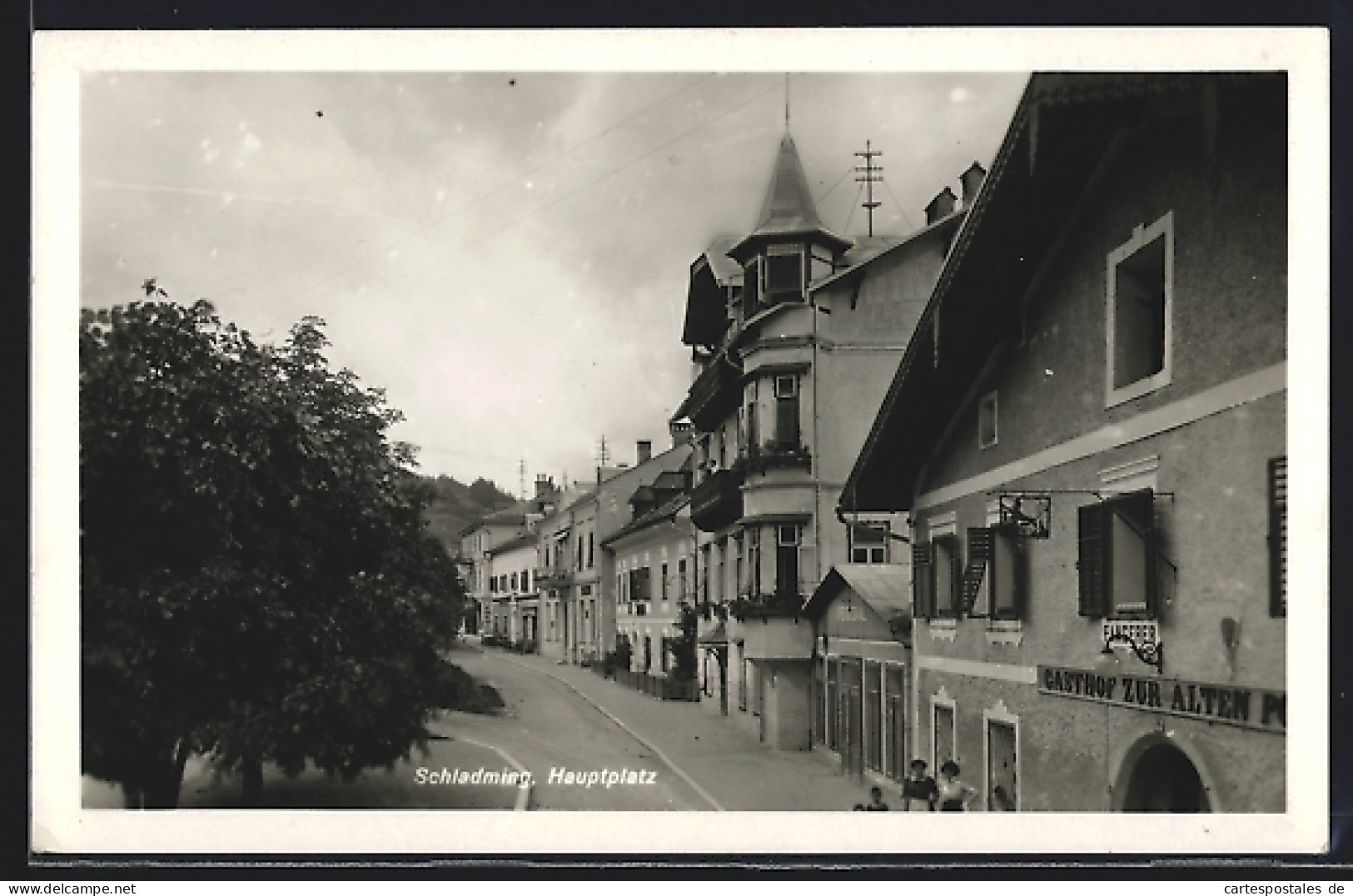 AK Schladming, Gasthaus Zur Alten Post Am Hauptplatz  - Altri & Non Classificati