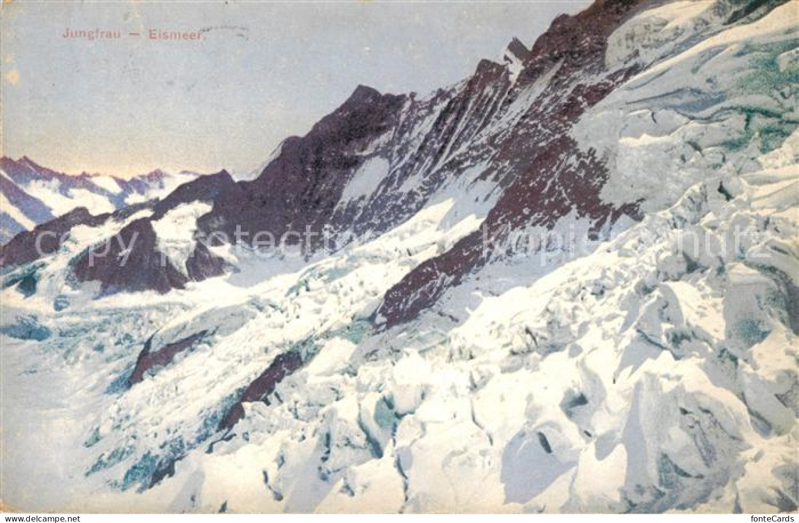 13114703 Jungfrau BE Eismeer Gletscher Gebirgspanorama Berner Alpen Jungfrau BE - Altri & Non Classificati