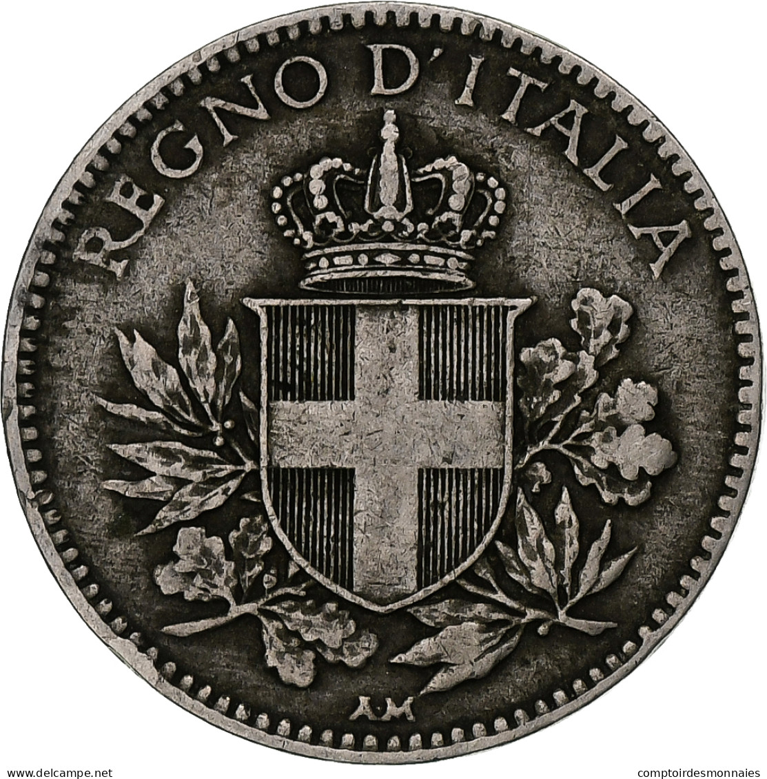 Italie, Vittorio Emanuele III, 20 Centesimi, 1919, Rome, Cupro-nickel, TTB - 1900-1946 : Victor Emmanuel III & Umberto II