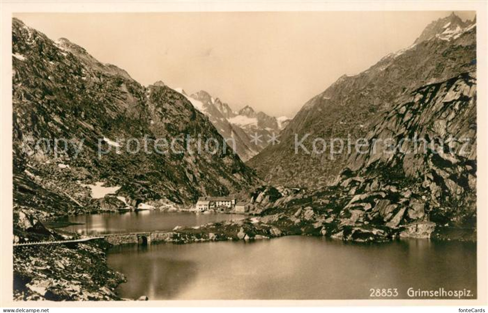 13114682 Grimsel Pass Bergsee Grimselhospiz Gebirgspanorama Alpen Grimsel Pass - Other & Unclassified