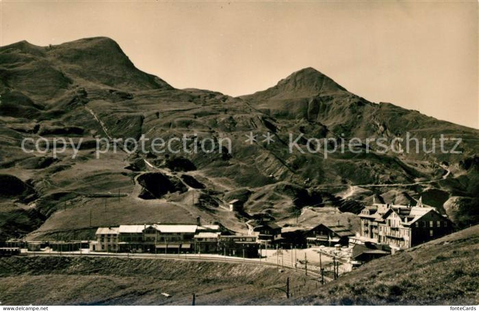 13114678 Kleine Scheidegg Interlaken Berghotels Wintersportplatz Mit Lauberhorn  - Andere & Zonder Classificatie