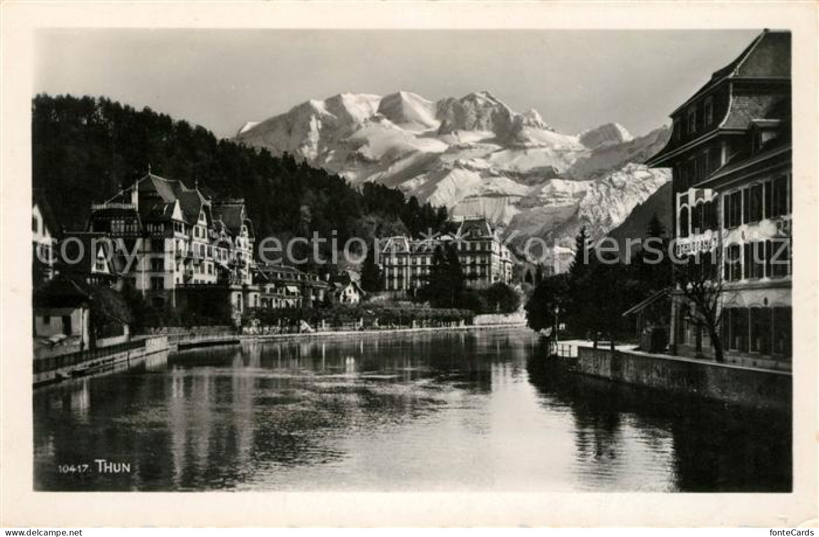 13114663 Thun BE Partie An Der Aare Alpenblick Thun - Sonstige & Ohne Zuordnung