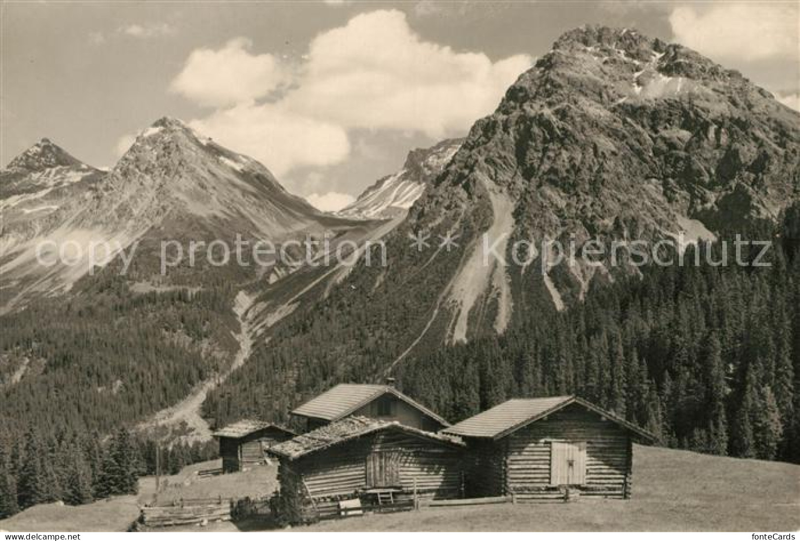 13114661 Arosa GR Muehleboden Mit Furkapass Alpen Arosa - Sonstige & Ohne Zuordnung