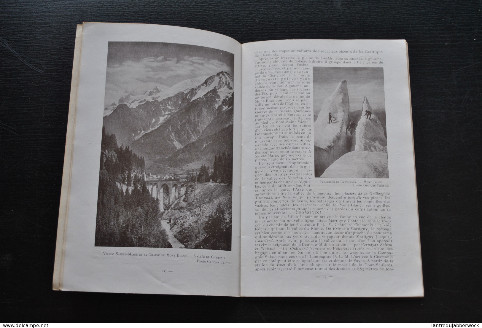 GUIDE DE CHAMONIX Gracieusement Offert Par Le Syndicat Des Hôteliers Circa 1910 1920 Chemins De Fer P.L.M. Plan Carte  - Dépliants Turistici