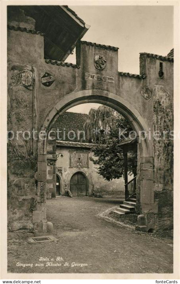 13114652 Stein Rhein Eingang Zum Kloster St Georgen Stein Am Rhein - Altri & Non Classificati