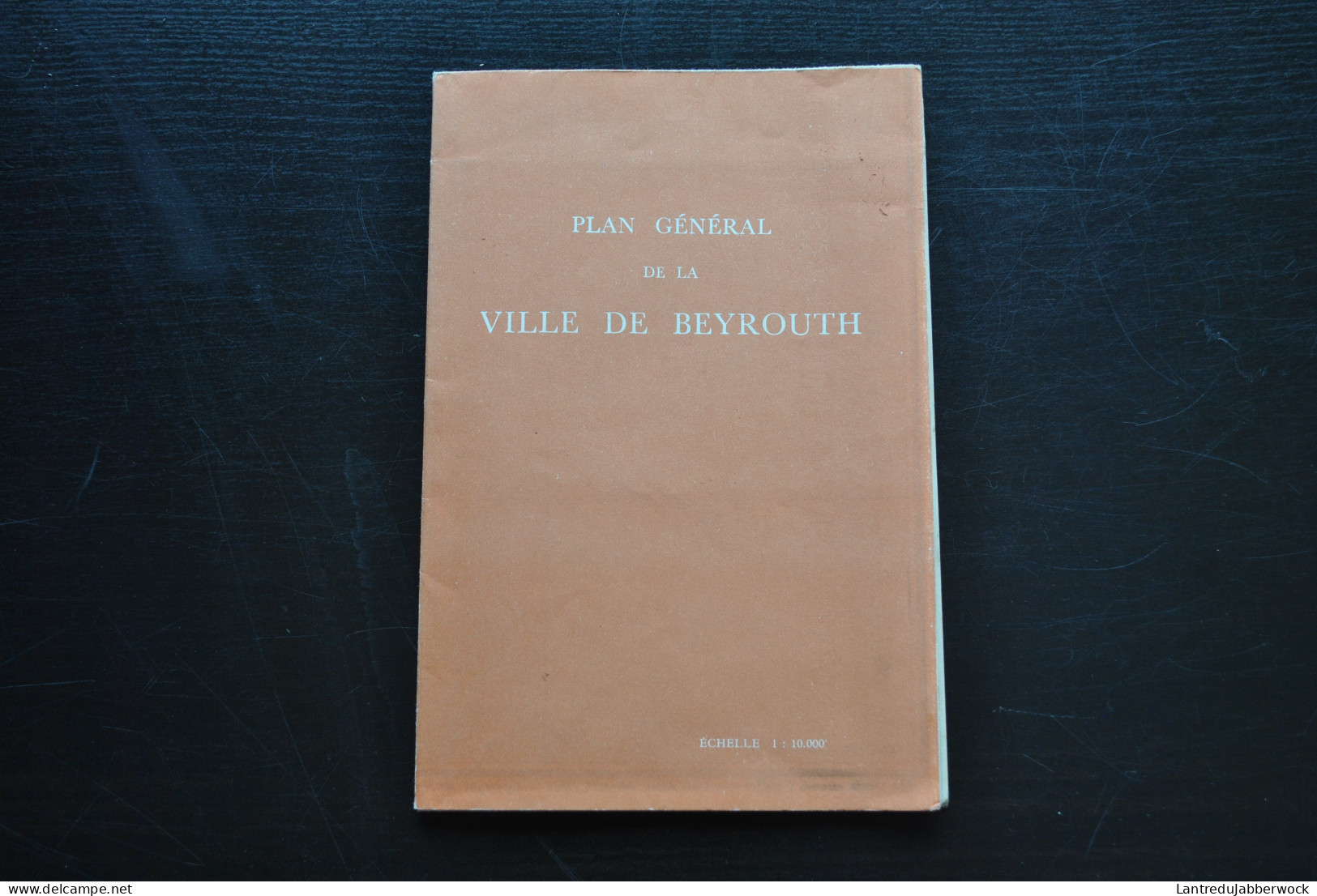 Plan Général De La Ville De BEYROUTH Edité En 1955 Echelle 1/10000 Universités écoles Hopitaux Ambassade Banques Hôtels - Altri & Non Classificati