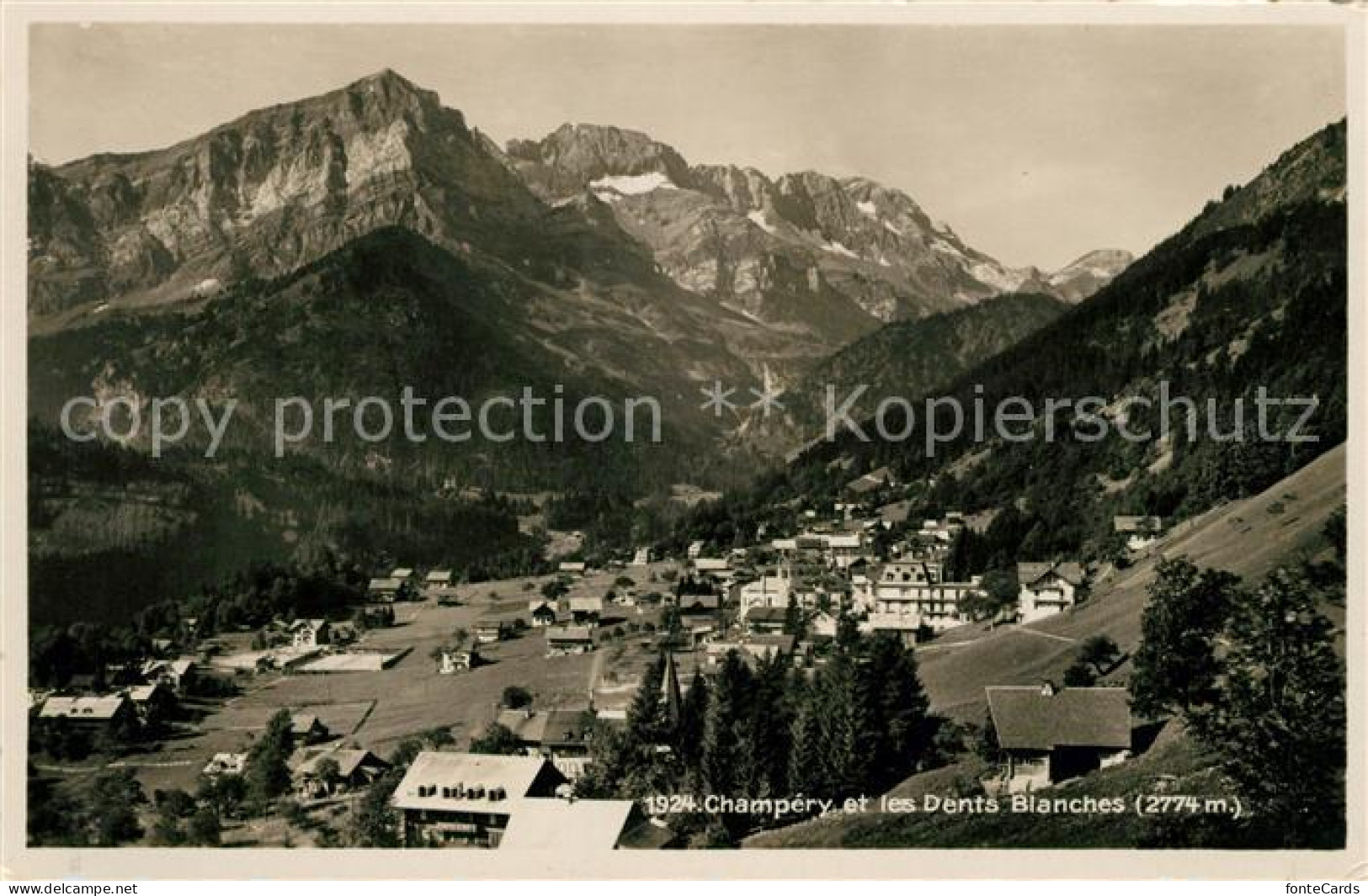 13114621 Champery Et Les Dents Blanches Alpes Champery - Andere & Zonder Classificatie